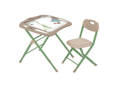 Комплект детской мебели Nika Kids с динозаврами бежевый 100477770