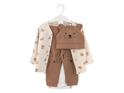 Набор боди, штанишки, кофточка, шапочка Palloncino Twinkle star 1-00460105_1