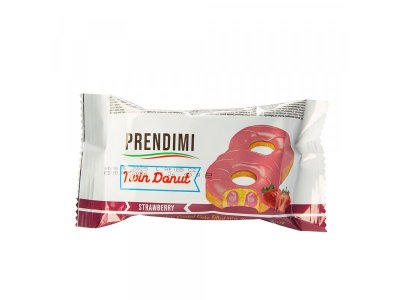 Бисквитный донат Prendimi Twin Donut с шоколадной начинкой и какао-глазурью 45 г. 100478471