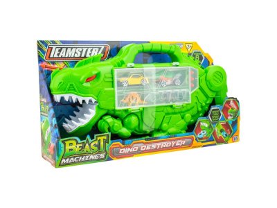 Машинка-транспортер HTI Teamsterz Dino Destroyer с 2-мя фигурками и 2-мя машинками 1-00475510_2