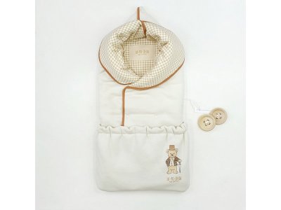 Конверт-одеяло Лапочка утеплённое, 80*90 см экрю 100476302