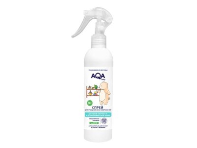 Спрей AQA baby, антибактериальный д/очищения поверхностей в дет.комнате, 300 мл 1-00076696_2
