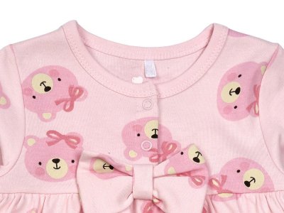 Боди-платье с длинным рукавом Palloncino Lilac Dots 1-00459402_3