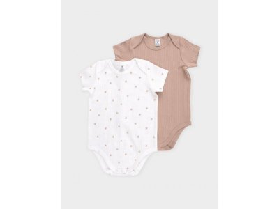 Набор боди Crockid 2 шт бежевый 100479275