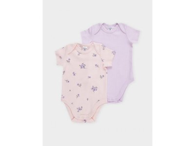 Набор боди Crockid 2 шт фиолетовый 100479285