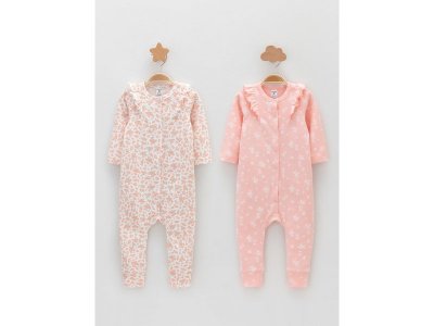Набор комбинезонов Crockid 2 шт розовый 100479294