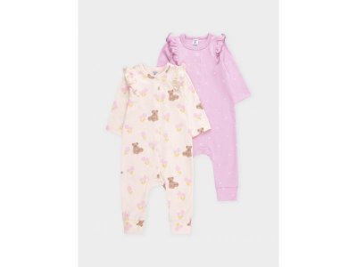 Набор комбинезонов Crockid 2 шт светло-розовый 100479298
