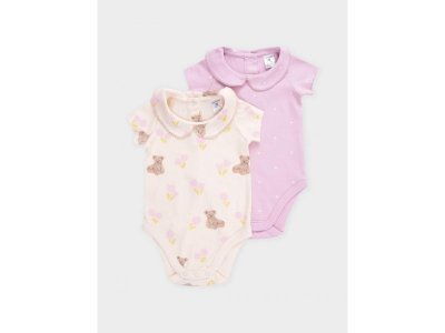 Набор полукомбинезонов Crockid 2 шт светло-розовый 100479329