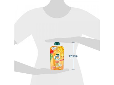 Смузи ФрутоKids банан, яблоко, манго, мандарин, ананас, 130 г 1-00479628_10