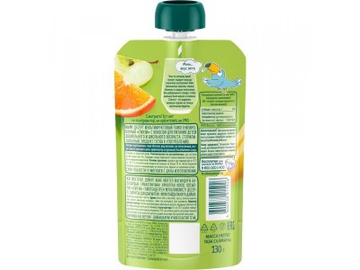 Смузи ФрутоKids банан, яблоко, апельсин, кокос, 130 г 1-00479629_8