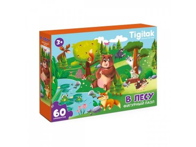 Пазл El’BascoKids В лесу 60 элементов 1-00387453_2