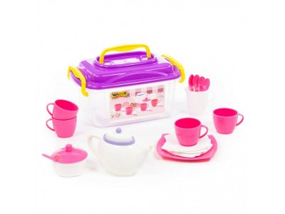 Набор детской посуды Полесье Алиса, 19 элементов 1-00479639_3