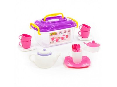 Набор детской посуды Полесье Алиса, 19 элементов 1-00479639_5