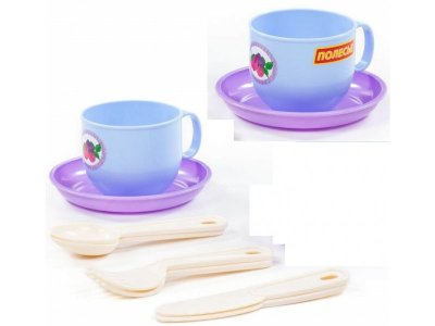 Набор детской посуды Полесье Минутка, 10 элементов 100479640