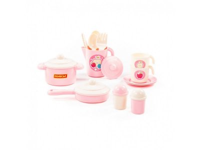 Набор детской посуды Полесье Настенька, 18 элементов 1-00479641_6