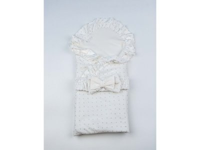 Одеяло Лапочка утеплённое с поясом молочный 100479128