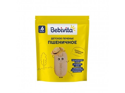 Детское печенье Bebivita пшеничное, 80 г 1-00480132_6