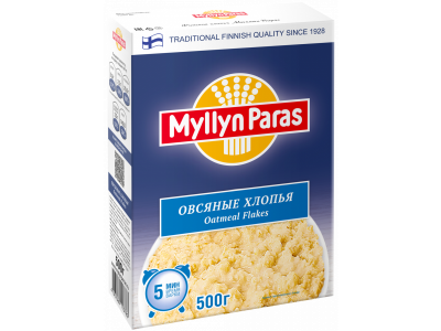 Хлопья овсяные Myllyn Paras 5 минут, 500 г 100346410