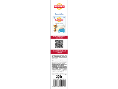 Каша мультизлаковая Myllyn Paras, 4 злака, 300 г 1-00346414_3