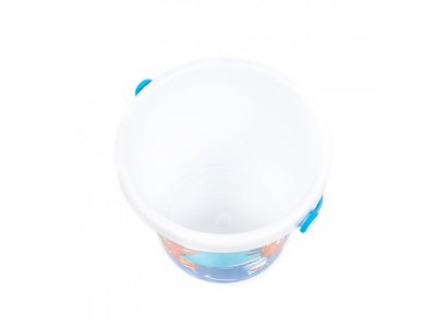 Песочный набор Полесье Три кота и море приключений: ведро, ситечко, совок, грабельки, формочка 1-00480506_13