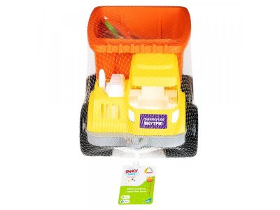 Игровой набор Fancy Baby Грузовичок: грузовик, три формочки и лопатка 1-00480629_4