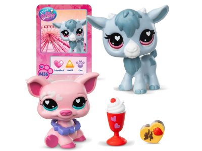Игровой набор Littlest Pet Shop День Св.Валентина, Свинка и Козлик 1-00480633_2