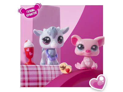 Игровой набор Littlest Pet Shop День Св.Валентина, Свинка и Козлик 1-00480633_4