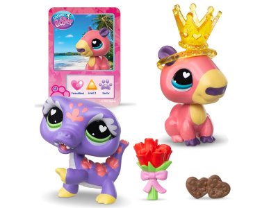 Игровой набор Littlest Pet Shop День Св. Валентина, Капибара и Ящерица 1-00480635_2