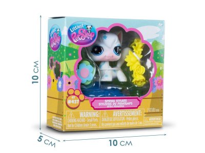 Игровой набор Littlest Pet Shop Весна, Ангорская кошка разноцветный 100480638