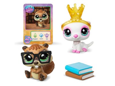 Игровой набор Littlest Pet Shop Пара друзей, Бобер и Хорек 1-00480644_4