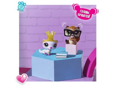 Игровой набор Littlest Pet Shop Пара друзей, Бобер и Хорек 1-00480644_5