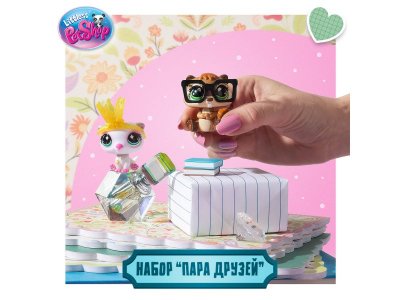 Игровой набор Littlest Pet Shop Пара друзей, Бобер и Хорек 1-00480644_6