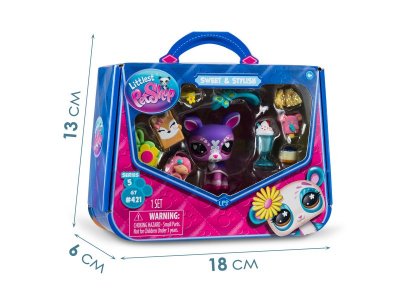 Игровой набор Littlest Pet Shop Стиль, Олененок разноцветный 100480647