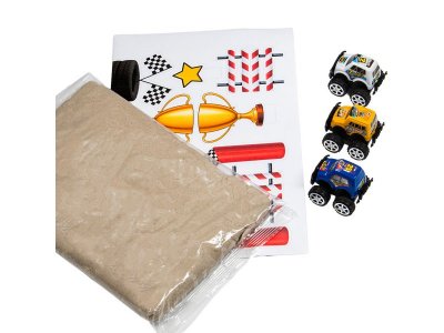 Кинетический песок Космический песок Гонки, с песочницей 1,5 кг 1-00476073_2