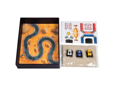 Кинетический песок Космический песок Гонки, с песочницей 1,5 кг 100476073