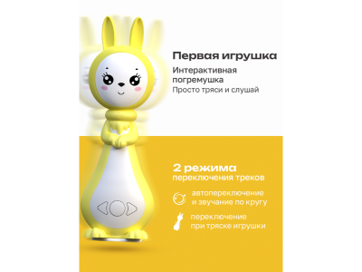 Игрушка BertToys «Зайчик Няня Грызушка» 1-00480728_6