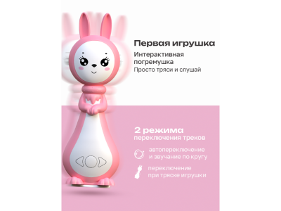Игрушка BertToys «Зайчик Няня Грызушка» 1-00480730_6
