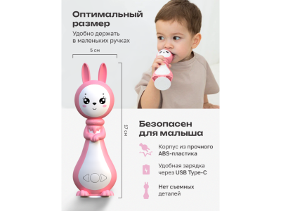Игрушка BertToys «Зайчик Няня Грызушка» 1-00480730_11