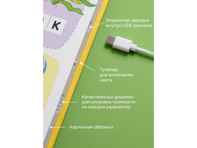 Книга BertToys Нажималка, Русский алфавит 1-00480737_5