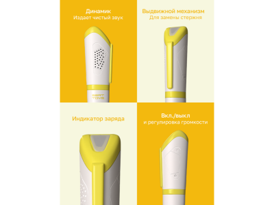 Игрушка-тренажёр BertToys для письма Говоручка, интерактивная 1-00480751_14