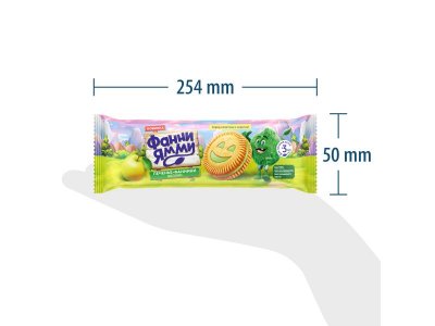 Печенье Фанни Ямми c яблочной начинкой 104 г 1-00446297_9