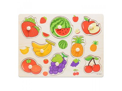 Пазл-вкладыш Щепочка Фрукты-Ягоды 100480760