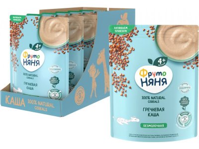 Каша ФрутоНяня безмолочная гречневая быстрорастворимая, 200 г 1-00209322_4