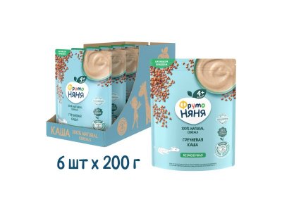 Каша ФрутоНяня безмолочная гречневая быстрорастворимая, 200 г 1-00209322_12