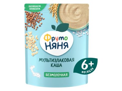 Каша ФрутоНяня безмолочная мультизлаковая быстрорастворимая, 200 г 1-00209327_16