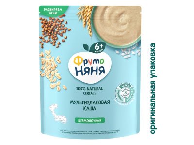 Каша ФрутоНяня безмолочная мультизлаковая быстрорастворимая, 200 г 1-00209327_15