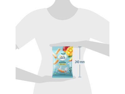 Палочки кукурузные ФрутоНяня яблоко, манго, 20 г 1-00433984_14