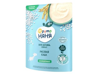 Каша ФрутоНяня безмолочная рисовая быстрорастворимая, 200 г 1-00209323_3