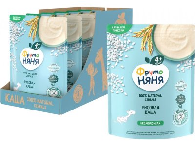Каша ФрутоНяня безмолочная рисовая быстрорастворимая, 200 г 1-00209323_12
