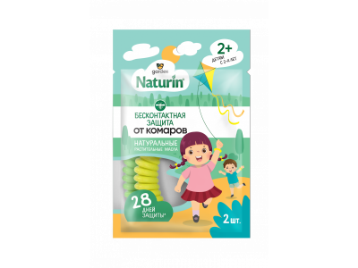 Браслет Gardex Naturin репеллентный, 2шт 100481077